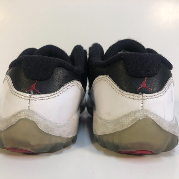 Air Jordan Retro XI 11 Low Tuxedo 2013 505836-110 Black/White Toddler 9C No Box - Picture 5 of 9